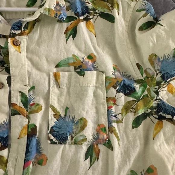 Roark Tropical Print Short Sleeve Shirt - Picture 4 of 4